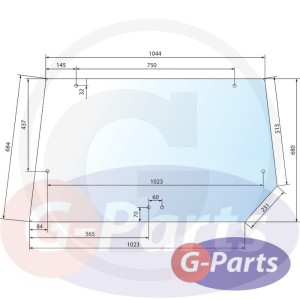SZYBA TYLNA CASE 650S4794A1, S4794A1, 144794A1