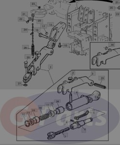 Klapka zapadka stabilizatora automatycznego AL176785