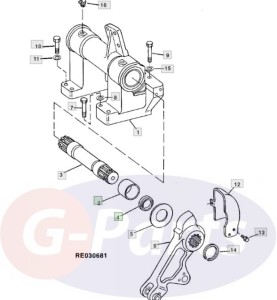 Zestaw podnośnika John Deere L75840